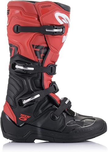 Miniatura 4 de Alpinestars Unisex-Adult Tech 5 Boots BlackRed Sz