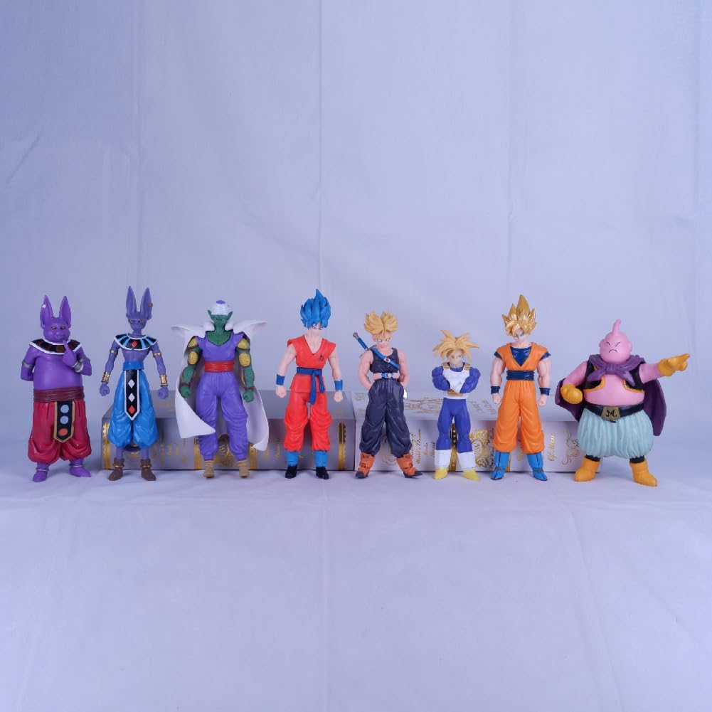 8-Piece Anime Action Figure Set, Mini Figures Set, Cake Toppers, Model Figurine. Perfect for Souvenirs ,Collectibles, Party Favors, for Adults - Image 4