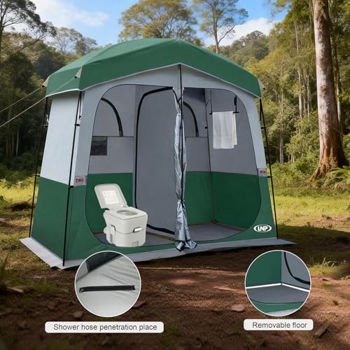 Image of Shower Tent, Outdoor Camping Privacy Shelter-Dressing Changing Room-Portable Toilet Tent for Hiking Sun Shelter Picnic Fishing