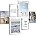 Produktbild Novart Bilder Set - AUFHÄNGFERTIG - KEIN EXTRA RAHMEN BENÖTIGT - Strand und Meer Modern Zitate - Wohnzimmer Schlafzimmer N013863a