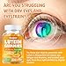 Saajoor Lutein & Zeaxanthin Gummies - Eye Vitamin Supplement with 40mg Lutein & 8mg Zeaxanthin to Support Macular, Vision & Overall Eye Health, Naturally Orange Flavor, 120 Count