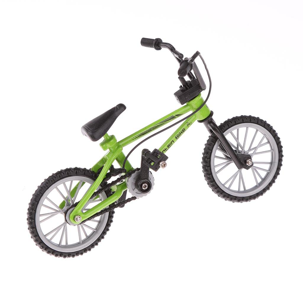 Adult Imported Finger Mountain Bike Bmx Fixie Bicycle Creative Toy Gift- Green