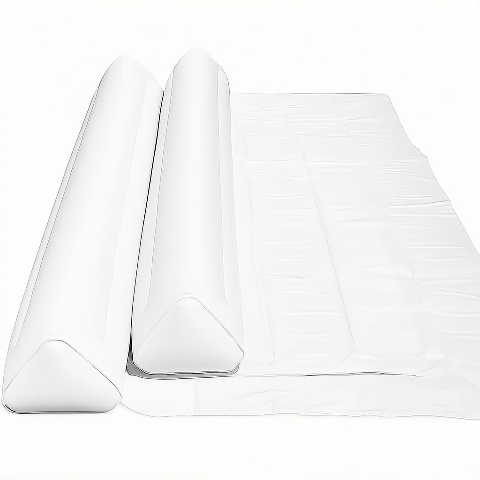 2 Pack Inflatable Bed Cover, 120cm Inflatable Safe Bed Rail for Toddler Elderly Safe Travel Bed Bumpers