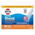 HTH 52125 Swimming Pool Shock Advanced - Crystal Clear Water, 15 Pack of 1lb Bags