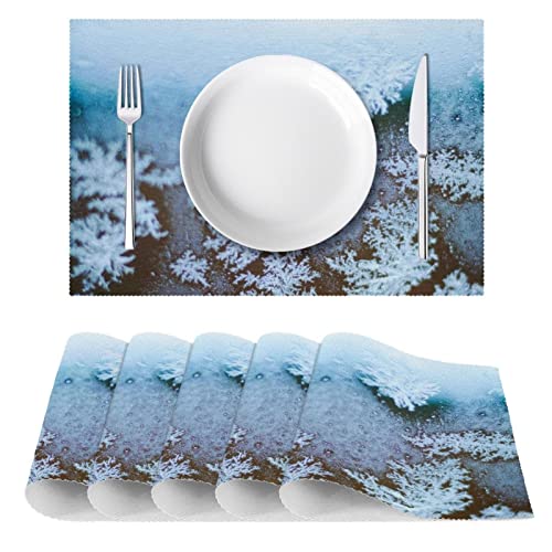 Sets de table en fleur antidérapants pour protéger la table des plats - 3
