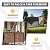 Rosefray 8ft Firewood Rack Cover,Heavy Duty 600D Wood Rack Cover with Waterproof Oxford Weather Resistant Indoor Outdoor Storage Wood Cover for Log Holder Blackgry