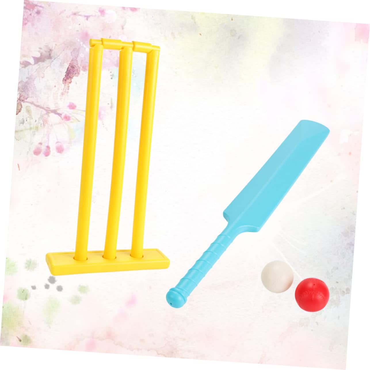 ifundom 1 Ensemble Jeu de Cricket Jouets Enfants Enfant en Bas âge Trousses souches de Cricket Sportif criquet Jeux de pelouse équipement de Cricket de Cricket Couleur Aléatoire