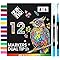 ZENO 12 Set Pennarelli Doppia Punta con Confezione Cartone – Pennarelli Professionali per Adulti, Disegno e Colori – Marker Punta Fine e Punta Pennello, Brush Pen per Artisti, Libri da Colorare, Manga