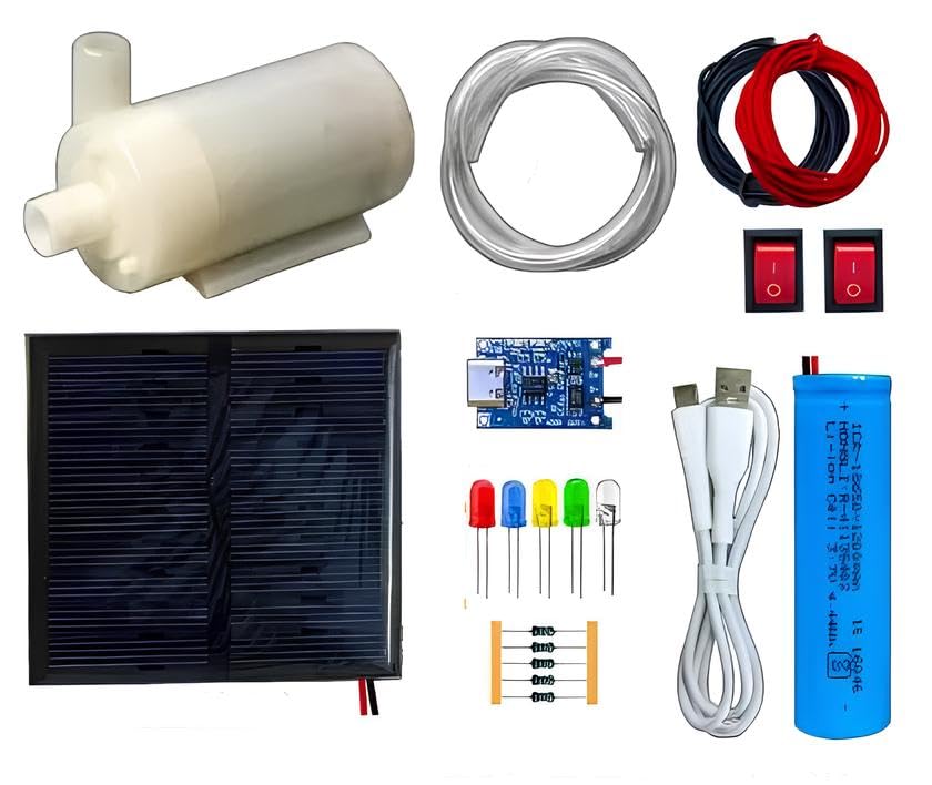 SP Electron Mini Solar, Water Pump, 3.7v Battery, 4v LED & Other Science Kit for Student-image-32