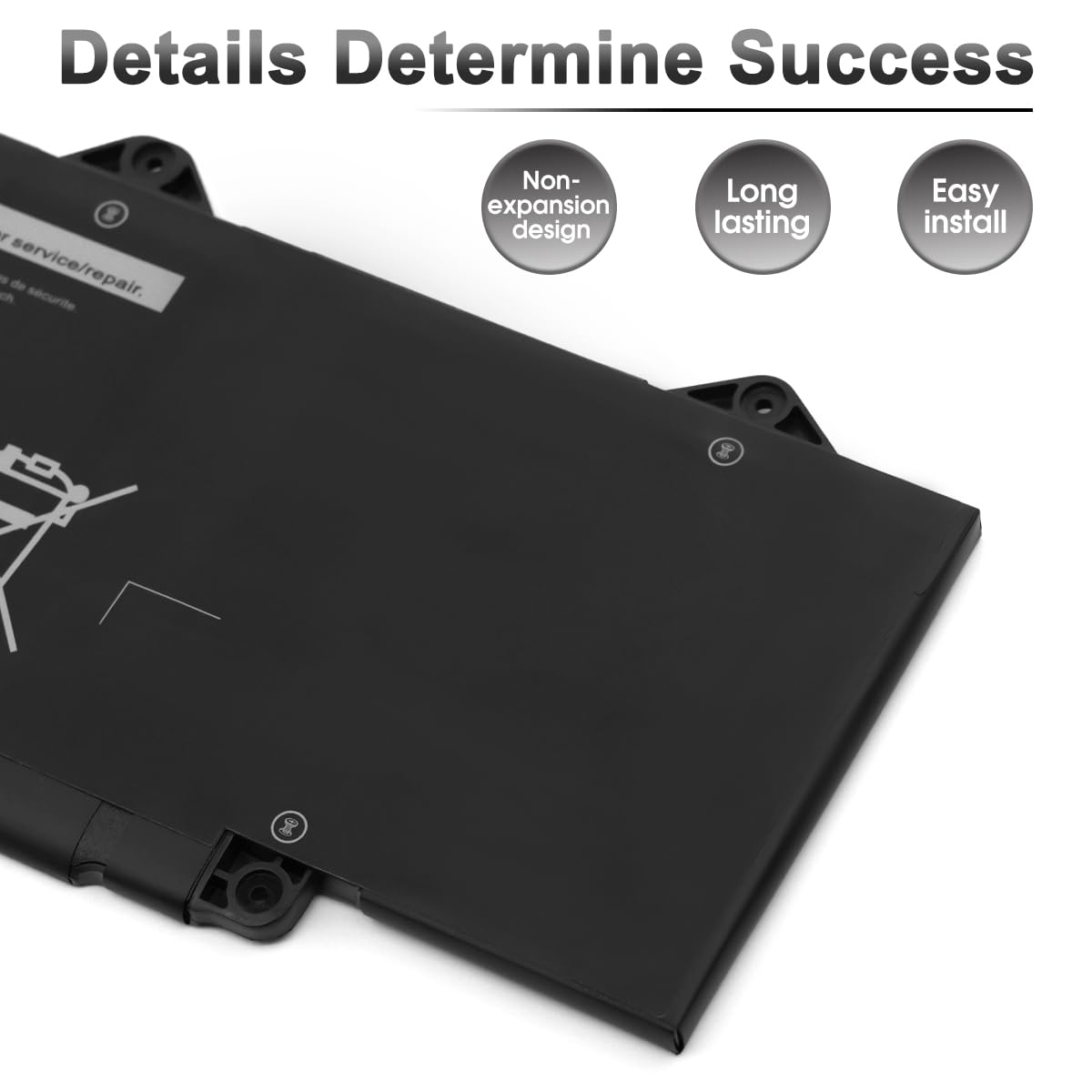 54Wh R73TC Laptop Batterie pour Dell Latitude atitude 3550 5440 5450 5540 5550 3340 3440 3450 3540 5340 5350 Inspiron 14 Plus 7441 Precision 14 3480 3490 15 3580 3590 P165G P127F P169G DR02P