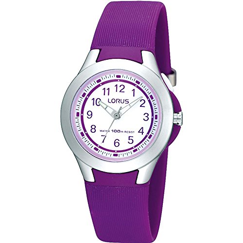 Lorus Unisex Child Analogue Quartz Watch with PU Strap R2313FX9