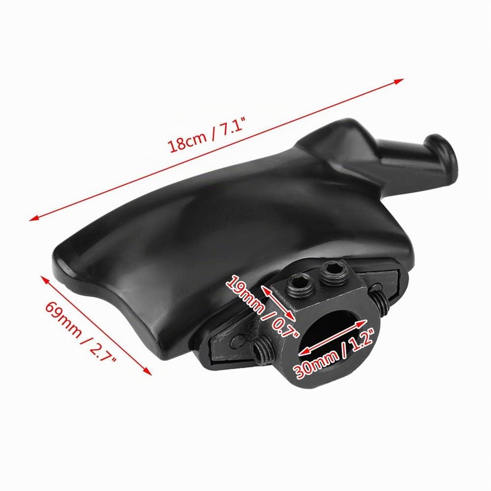 Reminnbor Cambiatore Pneumatico smontaggio Duck Head Nero Cambio Pneumatico m Hine Mount Nylon Plastica Cambio Pneumatico smontaggio Testa (30mm) Duck Head smontaggio Pneumatici 30mm