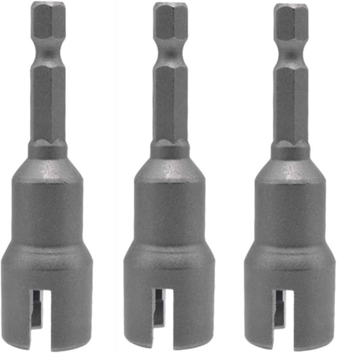 3 Pcs Power Wing Nut Driver Set, Wing Nut Drill Bit Socket Tool 1/4 Hex