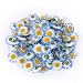100Pcs Artificial Flowers Wholesale Fake Flowers Heads Gerbera Daisy Silk Flower Heads Sunflowers Sun Flower Heads for Wedding Party Flowers Decorations Home D¨¦cor Blue