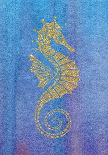 Dotted Composition Notebook: Seahorse Decor Journal With Dot Grid Paper