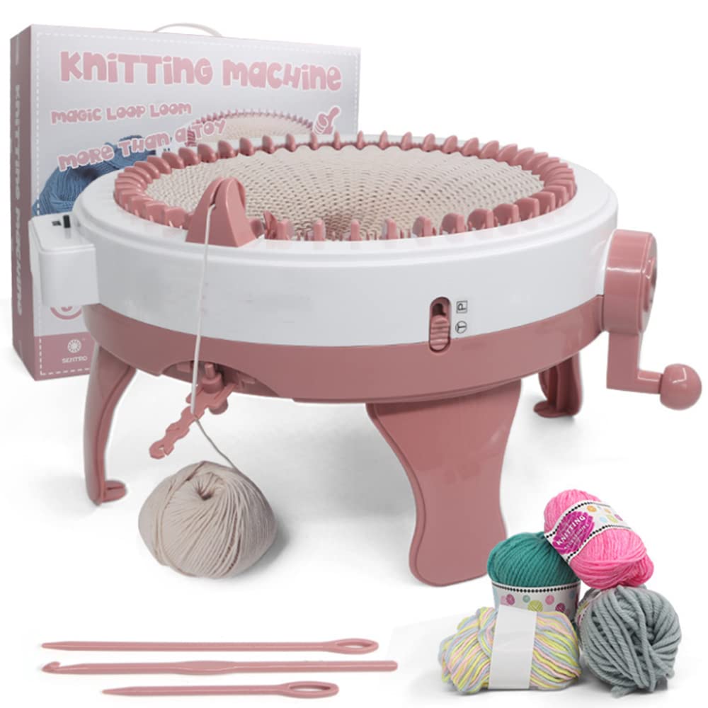 Amazon | 編み機 毛糸編み機 22/40/48針 ウール スマート編み機 