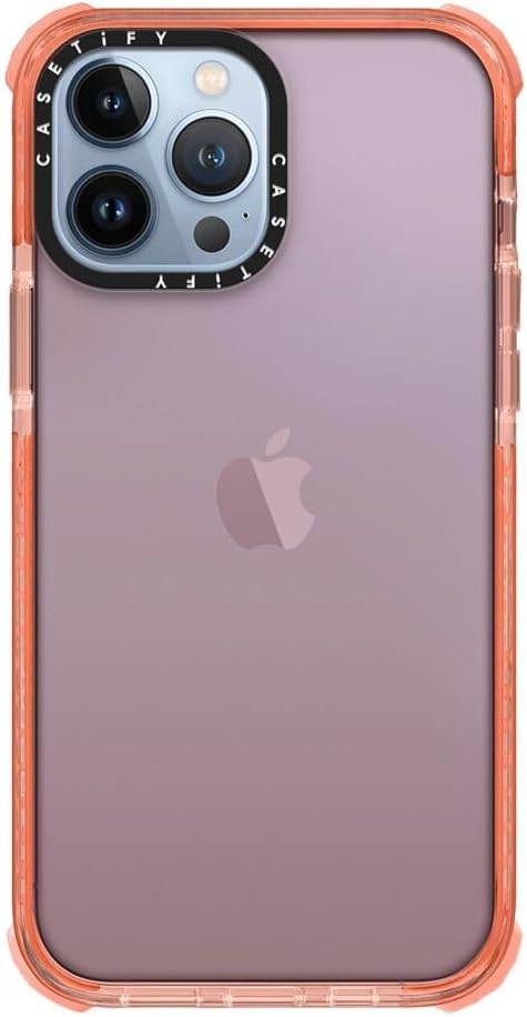 CASETiFY Ultra Impact iPhone 13 Pro Max Case [ 9.8ft Drop Protection ] - Peach - Image 2