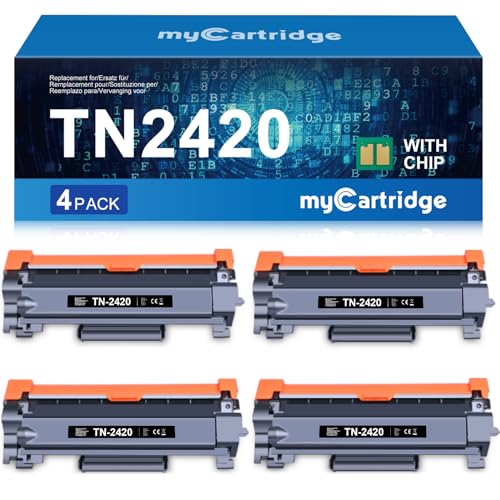 myCartridge Compatible con Brother TN 2420 TN2420 Cartuchos de Tóner para Brother MFC L2710dw MFC L2710dn MFC L2750dw HL L2375dw HL L2370dn HL L2350dw DCP L2510d