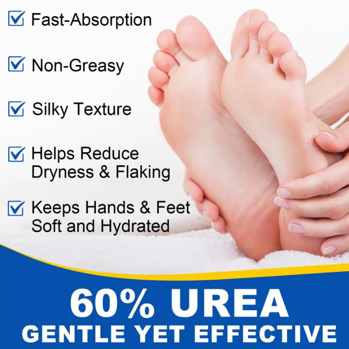 60% urea with 2% salicylic acid urea foot care stick, Moisturizer for Dry Cracked feet,knees,Elbows,Hands,Moisturizes and Hydrates the Dry Skin, Callus Remover & Skin Softner -1.41oz(1 pack)
