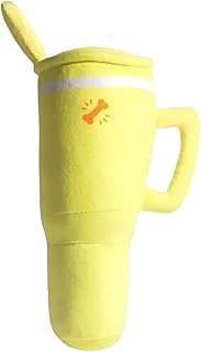犬用 スクイークトイ - 水カップ型ぬいぐるみ噛むおもちゃ - ペット用咀嚼トレーニング玩具 - 攻撃的な噛む犬用退屈解消小型中型大型犬種屋外トレーニング