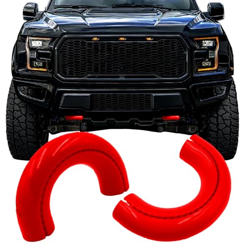 Custom Tow Hook Covers Fits for 2004-2024 Ford F150 2021-2024 Bronco Base/Big Bend/Outer Banks...