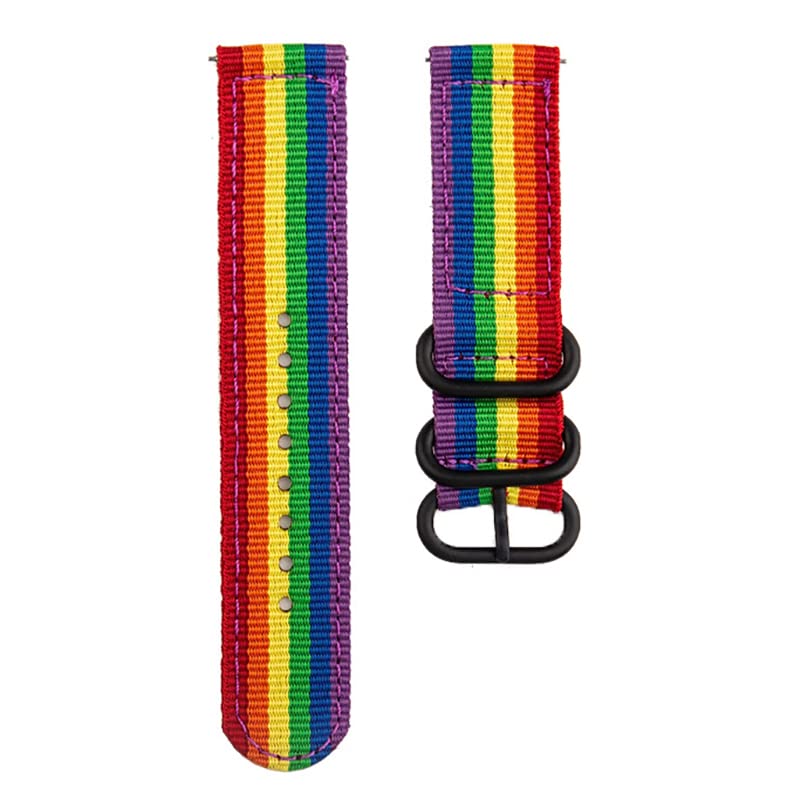 Bracelet 20mm nylon Garmin Vivoactive 3 anti-irritation et ultra respirant