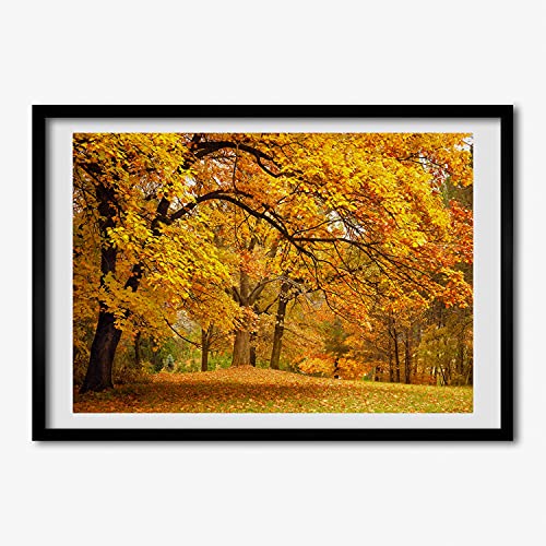 Cadre MDF 70x50 cm Tulup Automne Dans Le Parc Tableau Décoratif