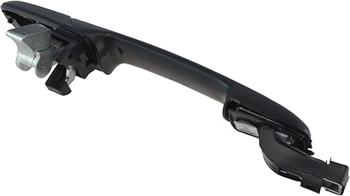 Miniatura 119 de TRQ Manija de puerta exterior delantera izquierda plateada para el lado del conductor compatible con Nissan 370Z 2009-2017