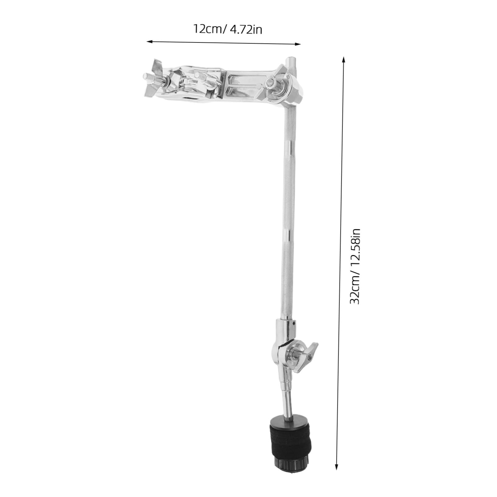 Toddmomy Braccio Braccio Per Batteria Con Morsetto Di Estensione Per Piatti Supporto Di Montaggio Per Hardware Della Batteria in Durevole