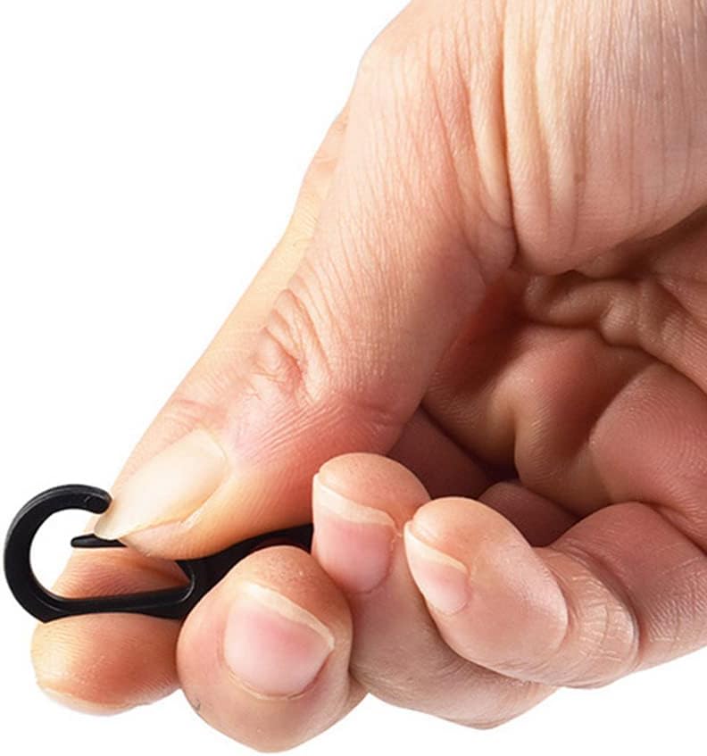 10pcs Plastic Snap Clip Hook Camping Carabiner Buckle Outdoor Tent Accessories Multifunction Snap Hook Camping Equipment Heavy Duty Plastic - Image 4