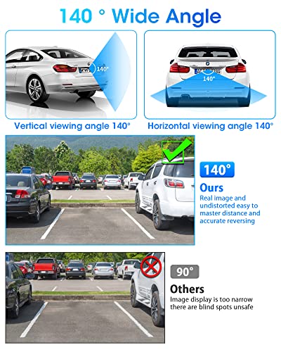 【Exklusiver Stil】 5 Zoll Rückfahrkamera Auto AHD 1080P Mit Monitor - Zwei Arten der...