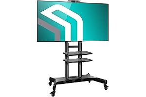 Onkron Mobile TV Stand for 50-86 Inch TVs