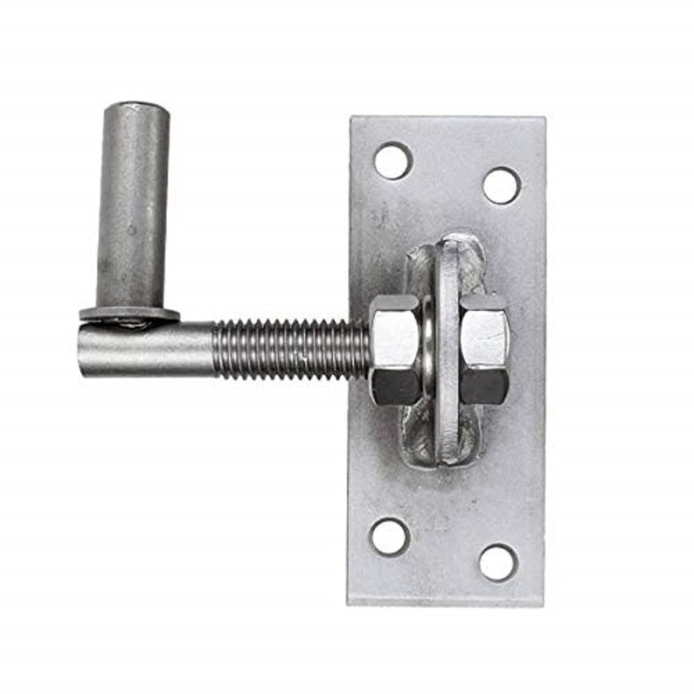 Alberts Stainless Steel 361471 Hook For Screwing On | Adjustable By 20 Mm | | Backset Ø13 Mm | Plate 100 X 40 Mm