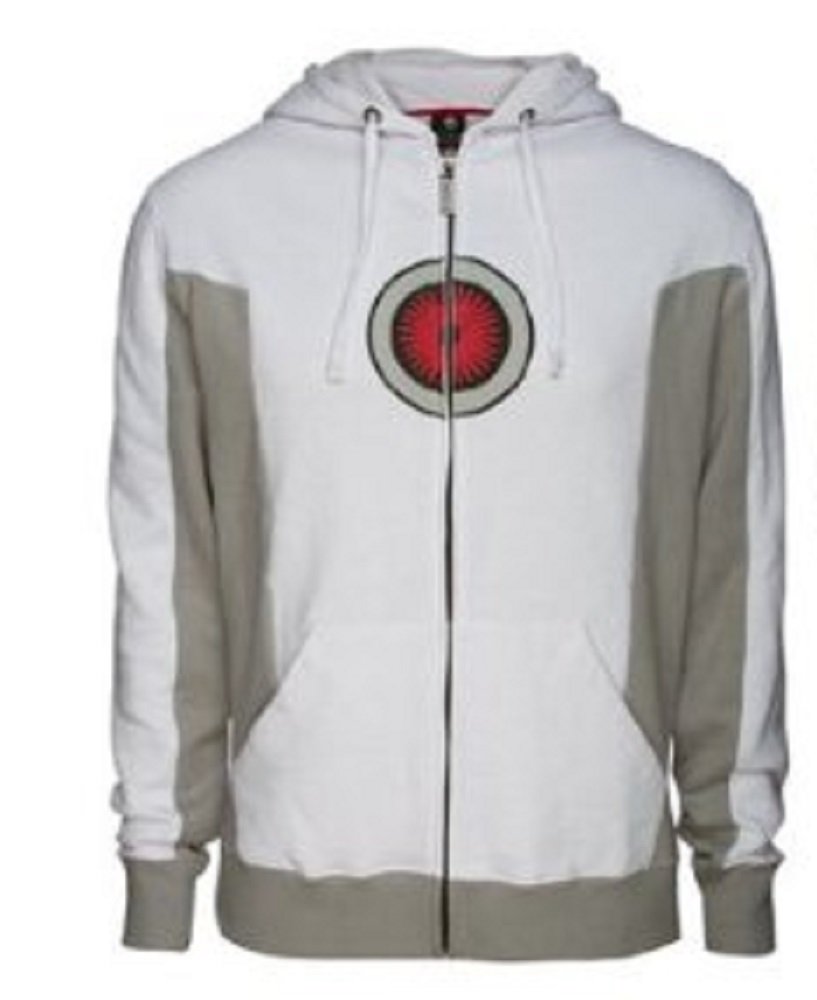 Portal 2 Turret Men's White Premium Hoodie Jacket XL