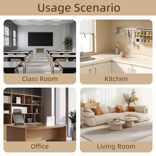 Large Paper Roll Dispenser, Vinyl Rack and Cutter for Craft Butcher Art Gift Paper Vinyl Storage Holder Holds Eight, 36inx9in Paper-Roll Holder for Crafting