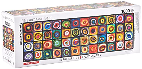 EuroGraphics Color Squares Panoramic por Wassily Kandinsky Rompecabezas de 1000 piezas (6010-5443) miniatura 4