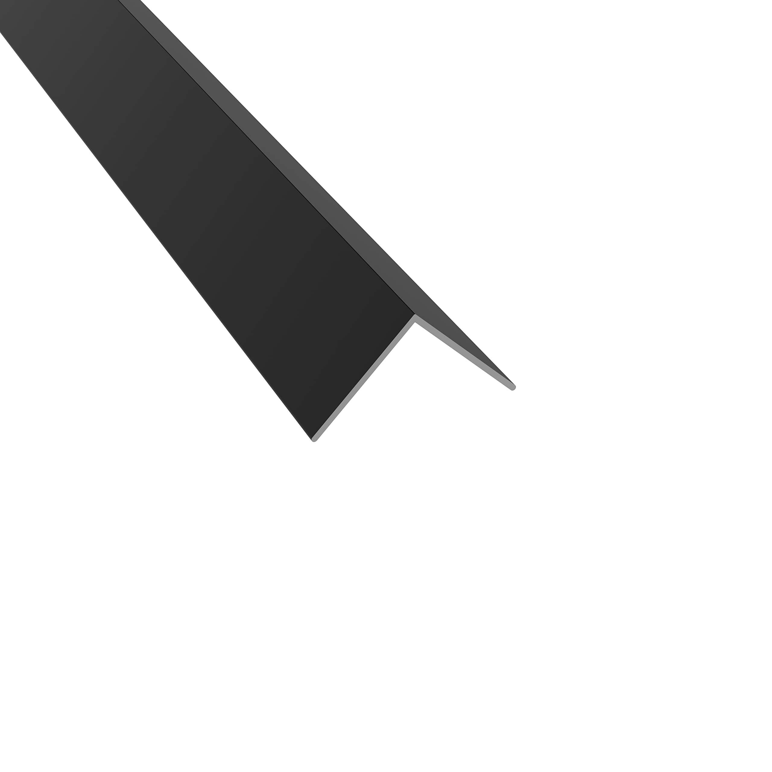 Aquariss PVC Corner 2.6m Angle Trim Wall Corner Guard Edge Protector Black