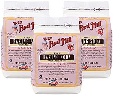 Set of 3 Bob's Red Mill Baking Soda, 16 Ounce bundled by Maven Gifts