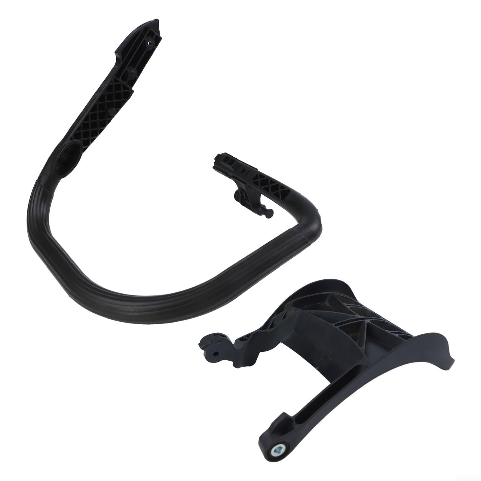 Barra de mango frontal de motosierra resistente más protector de mano trasero para modelos Ms362 Ms362c Ms391 Ms400 sustituye a 1140 791 1703 y 1140 792 4902 montaje negro