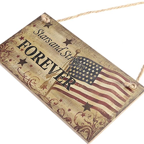 Soochat 4Th Of July Wooden Hanging Sign, Independence Day Party Decorations, Fourth Of July Decoration, Stars And Stripes Foreve #TOP4