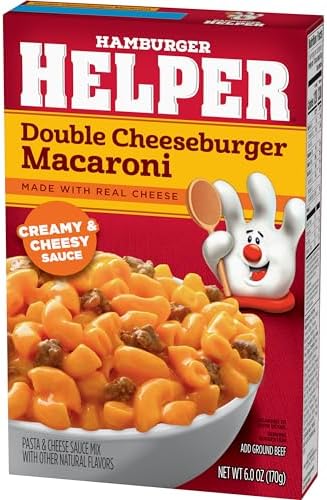 Betty Crocker Hamburger Helper, Double Cheeseburger Macaroni Hamburger Helper, 6 oz