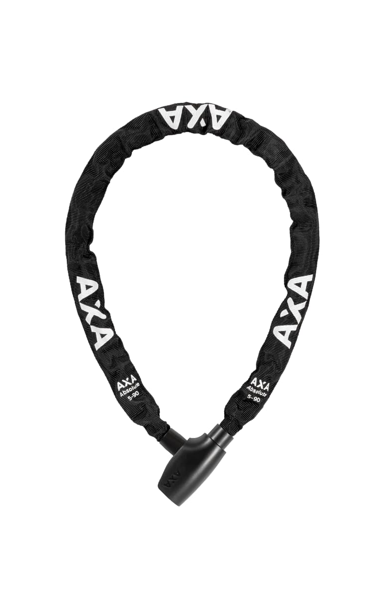 AXA Absolute 5-90 Chain Lock - Length 90cm - Security Level 7 - Steel Links 5mm - High Security