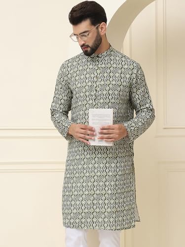Image of SOJANYA (Since 1958 Men's Exquisite Silk Blend Kurta Elevate Your Festive Look-Crafted for Excellence
