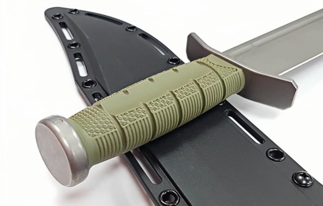 Generico TEERMA XP3 Forgiatura integrata fixed blade Coltello multiuso, Utilizzato principalmente per campeggio, caccia, pesca, esplorazione della giungla, escursionismo