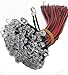 Ruesious 1 paquete (35 bombillas) 5mm 12V DC blanco LED precableado redonda...