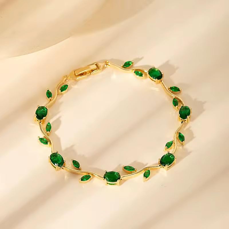 Image of SALTY Tulip Bracelet for Women Anti Tarnish | Fancy Floral Bracelet | Jewellery Gifts | Hand Band | Fashion Accessories for Girls | Minimal Jewelry Design | Gift for Rakhi | Gift for Diwali, Christmas, Marriage, Birthday