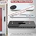 Mars Outpost No-Drill Adhesive Sticky Mount Compatible with All Nest Video Doorbells Wired and Battery No Drilling Protect The Walls Doorbell Adhesive Plate No Drill Landlord Friendly Made in UK