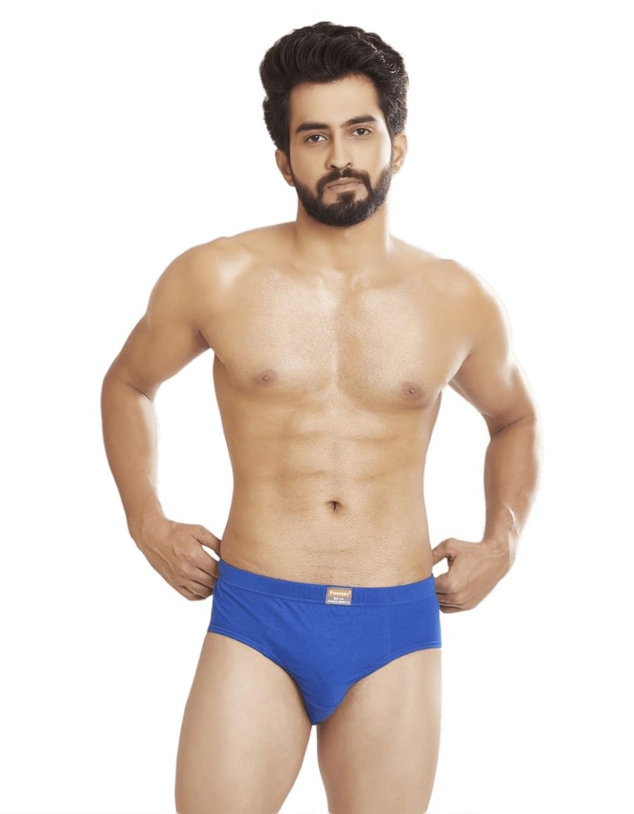 poomex Men's Cotton Briefs - Pack of 5 (Assorted Colours)-picture-32