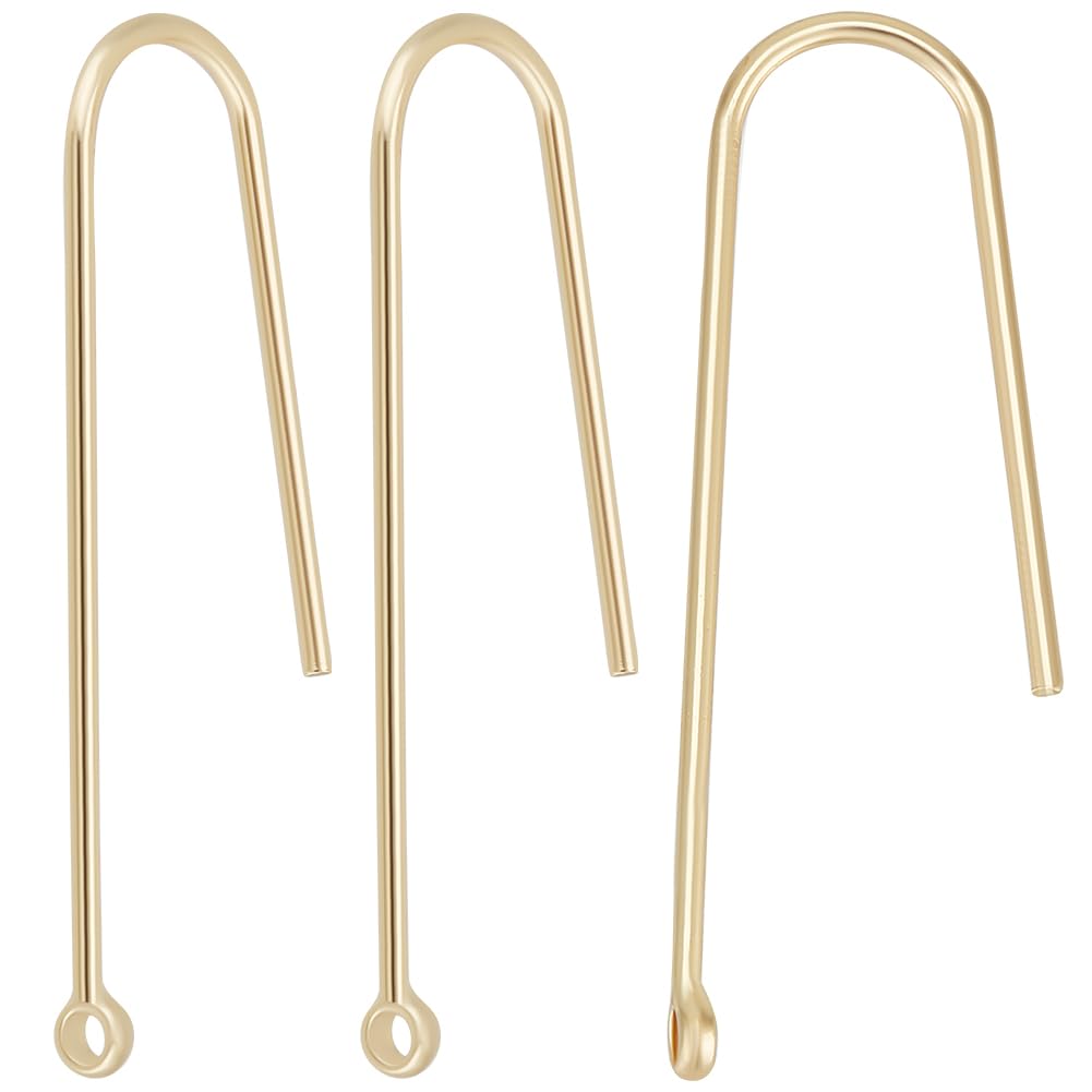 Beebeecraft 1 Scatola 80 Pezzi 4 Stili Ganci per Orecchini in Filo