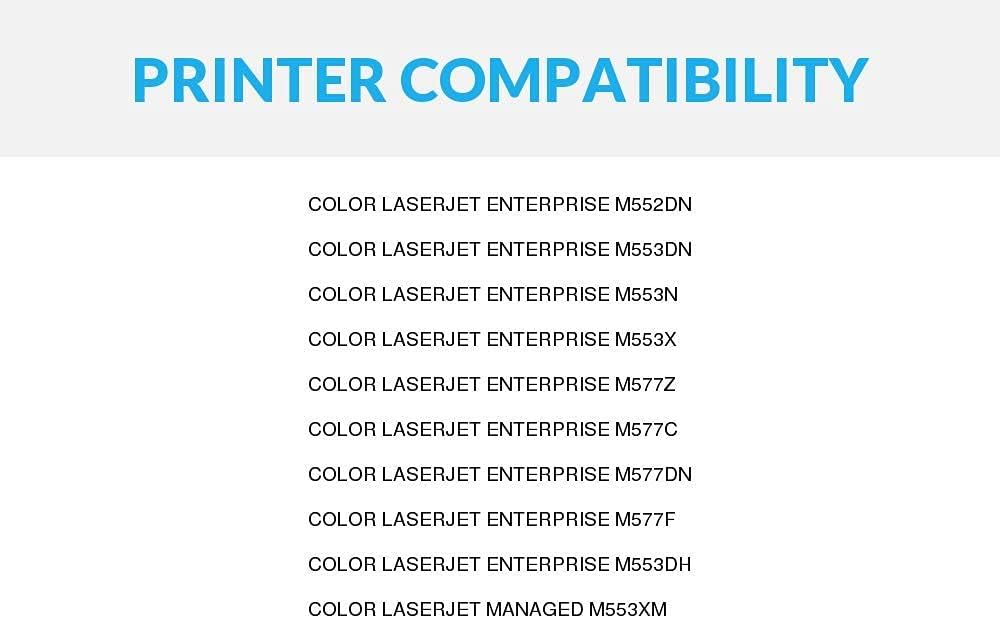 SPEEDYINKS Toner Cartridge Compatible with HP 508X 508 X 12,500 Pages (Black) for use in Color LaserJet Enterprise M553dn, M553n, M533X